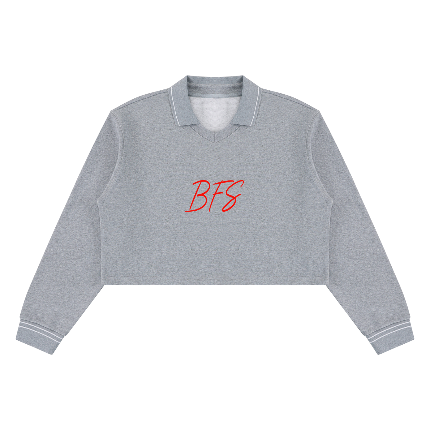 Women’s Crop Collared Sweatshirt