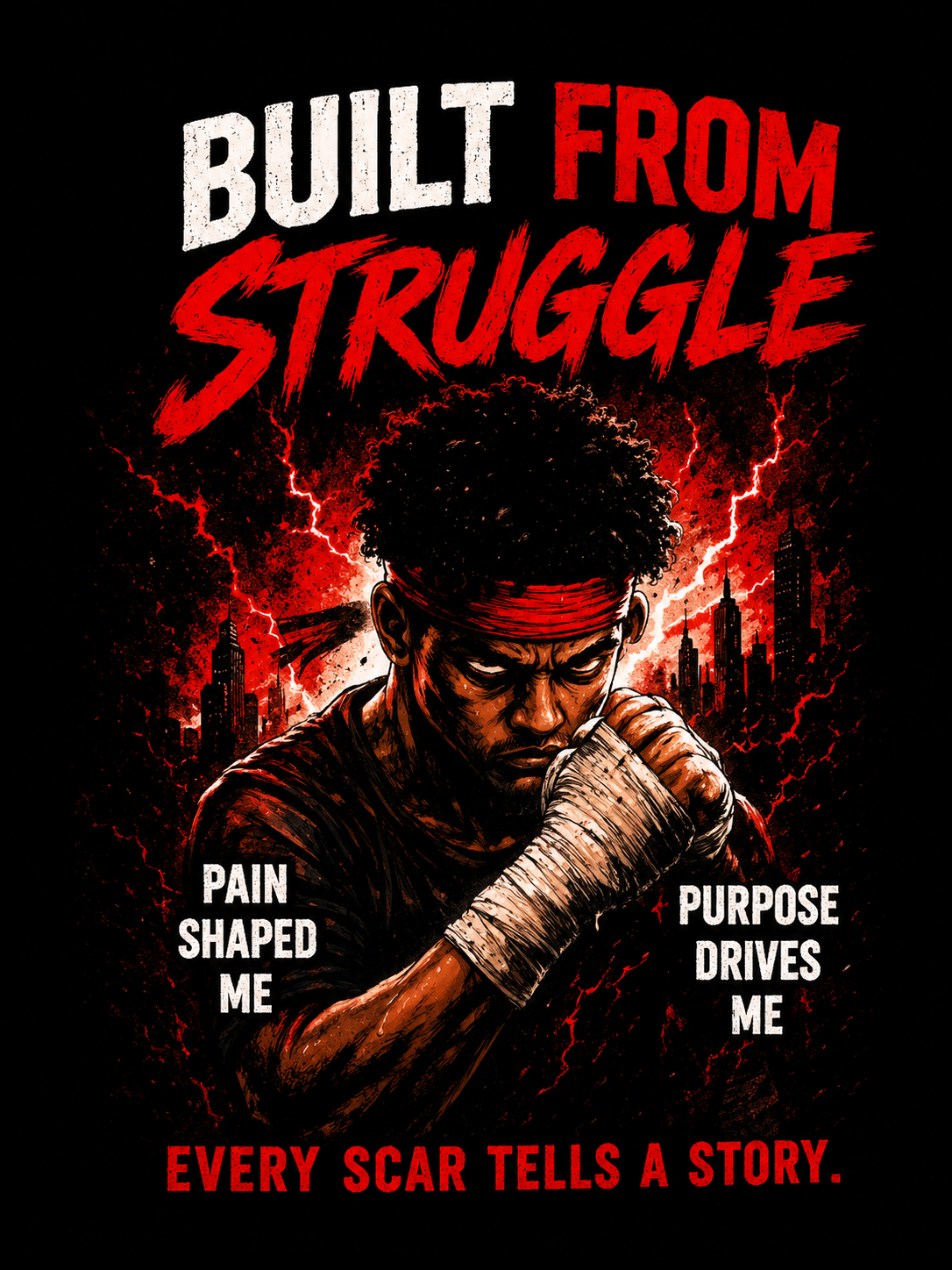 Built From Struggle – Design 14 T-Shirt
