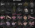 BFS Men & Women Keychain Collection