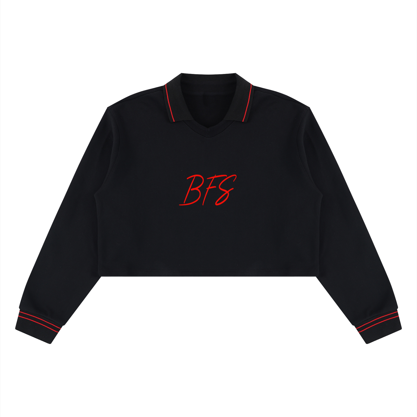 Women’s Crop Collared Sweatshirt