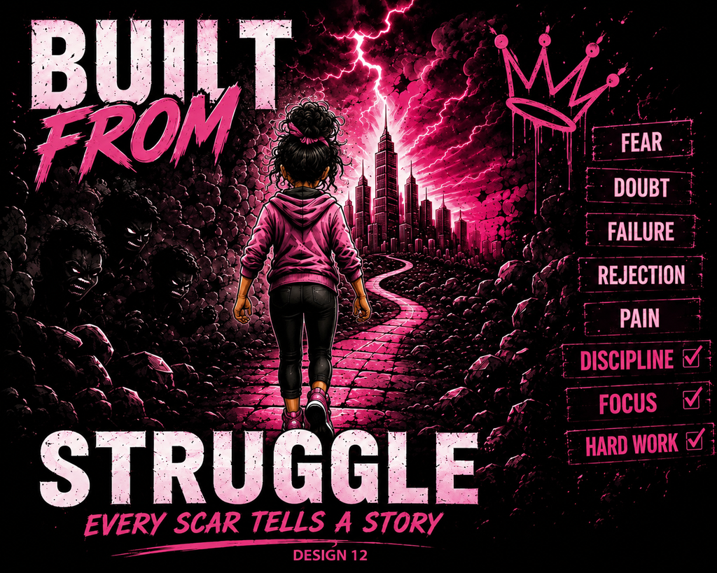 Built From Struggle – Design 14 T-Shirt