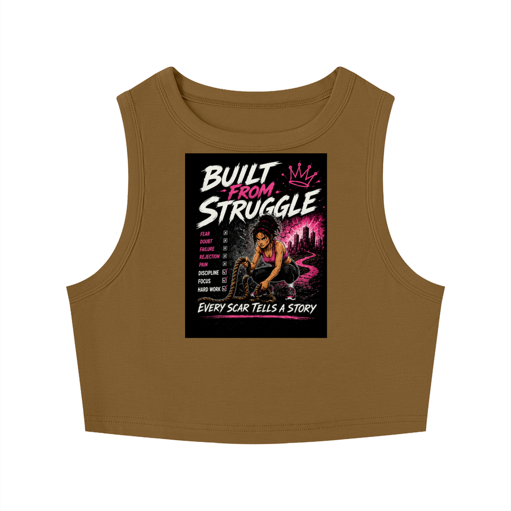 Women's Tight Crewneck Crop Tank Top