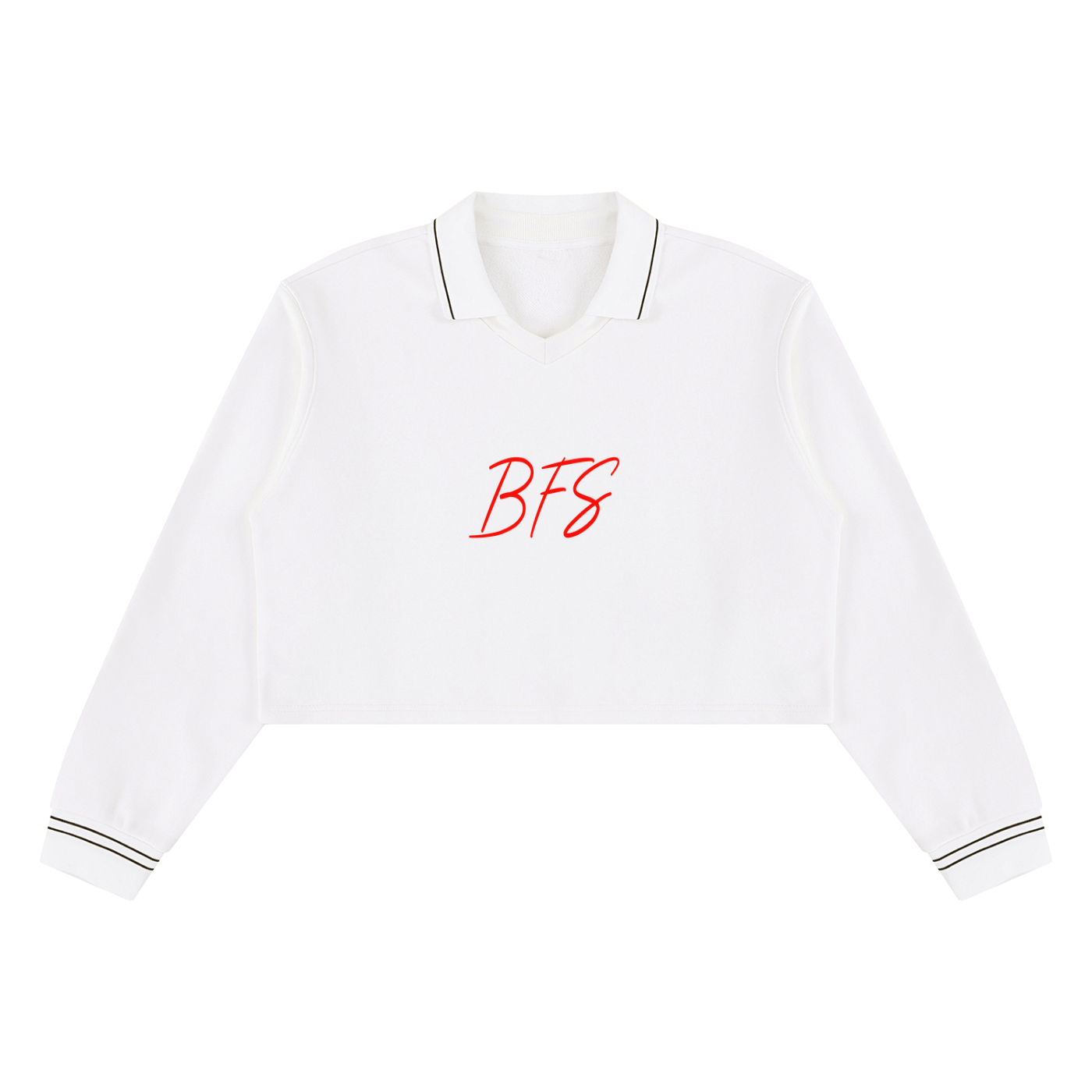 Women’s Crop Collared Sweatshirt