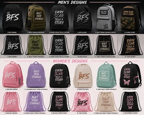 BFS Men & Women Backpack Collection catalog